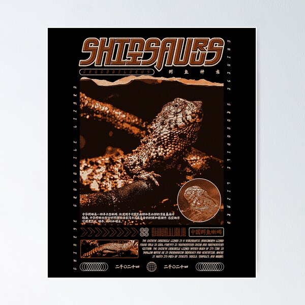 Item preview, Chinese Crocodile Lizard Shinisaurus Crocodilurus designed and sold by JRRTs.