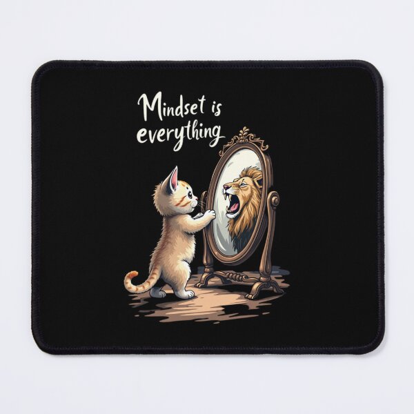 Item preview, Mindset is Everything – The Lion in the Mirror designed and sold by nbg2012.