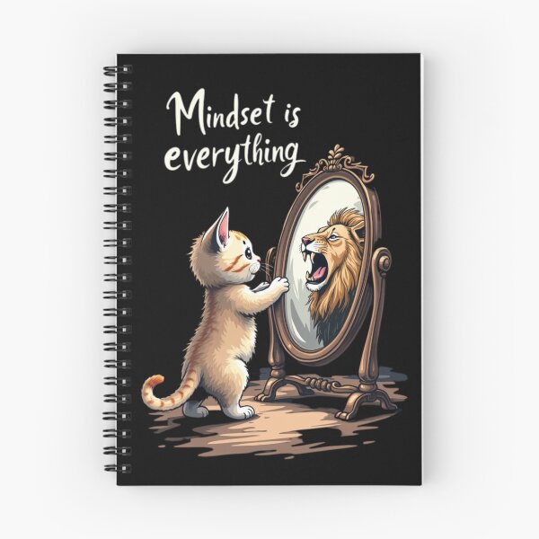 Item preview, Mindset is Everything – The Lion in the Mirror designed and sold by nbg2012.