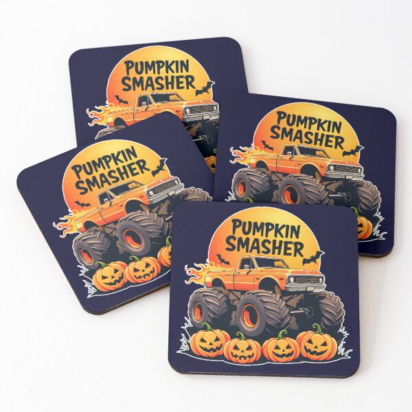 Item preview, Pumpkin Smasher Monster Truck Kids Halloween Costume designed and sold by Trendsecne.
