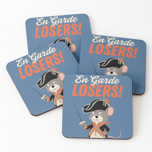 Item preview, En Garde Losers! Funny Mouse, Fencing, Fencing Enthusiasts designed and sold by Anniko Art Studio.
