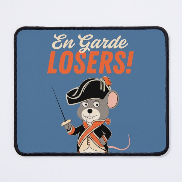 Item preview, En Garde Losers! Funny Mouse, Fencing, Fencing Enthusiasts designed and sold by Anniko Art Studio.