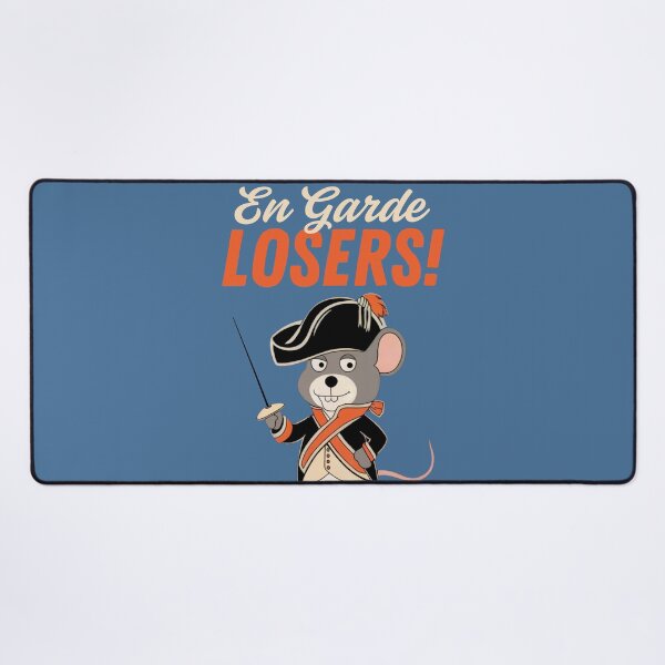 Item preview, En Garde Losers! Funny Mouse, Fencing, Fencing Enthusiasts designed and sold by Anniko Art Studio.