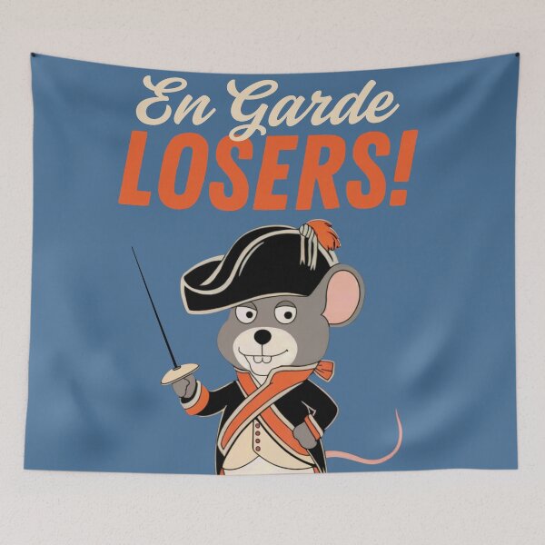 Item preview, En Garde Losers! Funny Mouse, Fencing, Fencing Enthusiasts designed and sold by Anniko Art Studio.