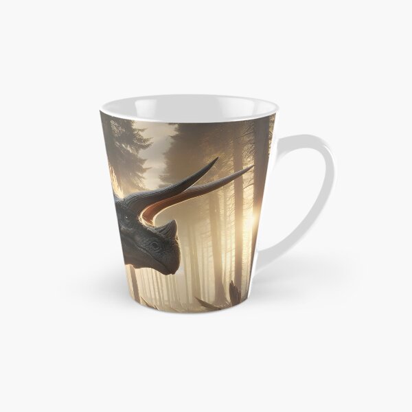Item preview, Mighty Triceratops in a Majestic Forest at Dawn designed and sold by CitrineLinker.