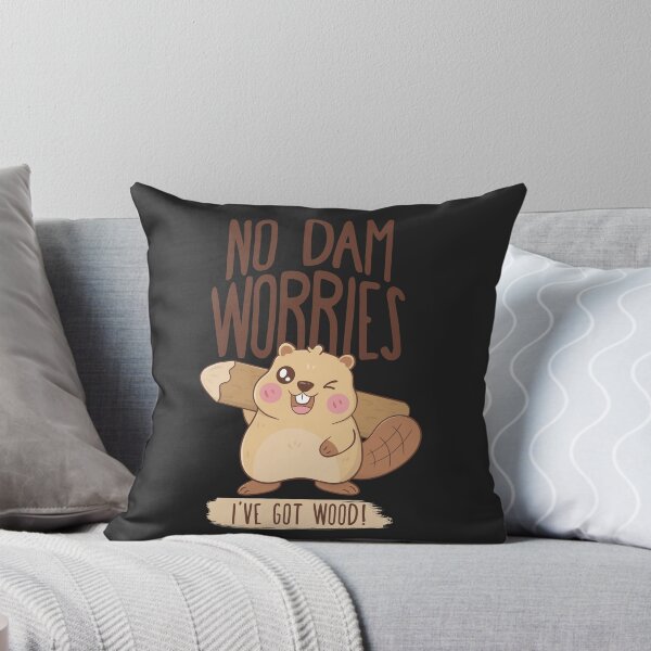 Item preview, No Dam Worries I've Got Wood- Beaver Design designed and sold by KawaiiKittan.