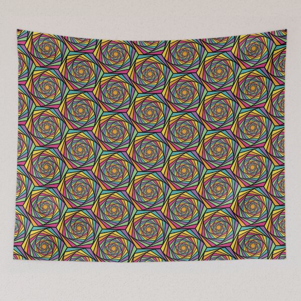 Item preview, Multicolor Geometric Pattern designed and sold by Ayesha Saleem.