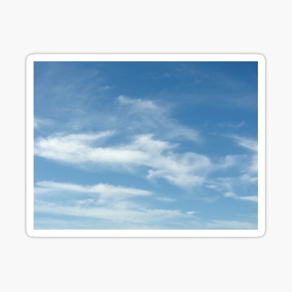 Wispy Sky Sticker