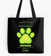 Miraculous Ladybug - Chat Noir / funny cat puns Tote Bag