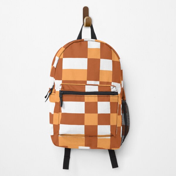 Item preview, orange,brown and white colors vertical pattern designed and sold by Designfs.