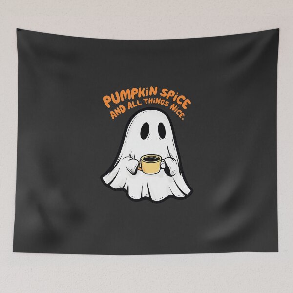 Item preview, Ghost Enjoying Pumpkin Spice designed and sold by elmindo.