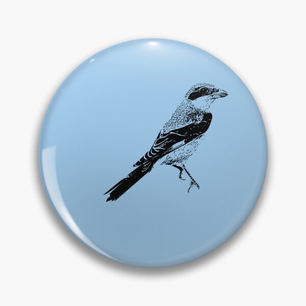 Item preview, Lesser Gray Shrike Black Design  designed and sold by designsasstultd.