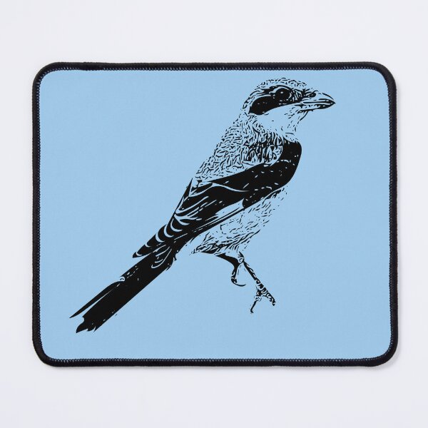Item preview, Lesser Gray Shrike Black Design designed and sold by designsasstultd.
