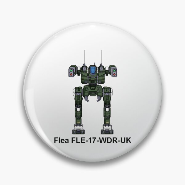 Item preview, Flea FLE-17-WDR-UK - Inner Sphere BattleMech designed and sold by DagleysDesigns.