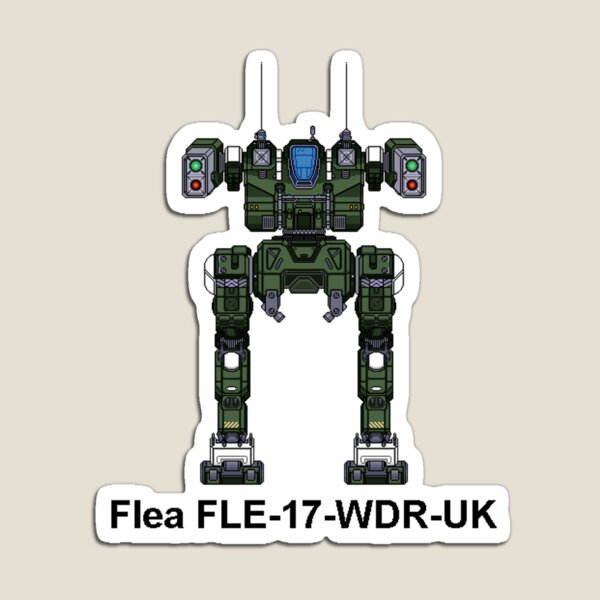 Item preview, Flea FLE-17-WDR-UK - Inner Sphere BattleMech designed and sold by DagleysDesigns.