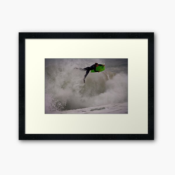Flying The Hard Way. Framed Art Print