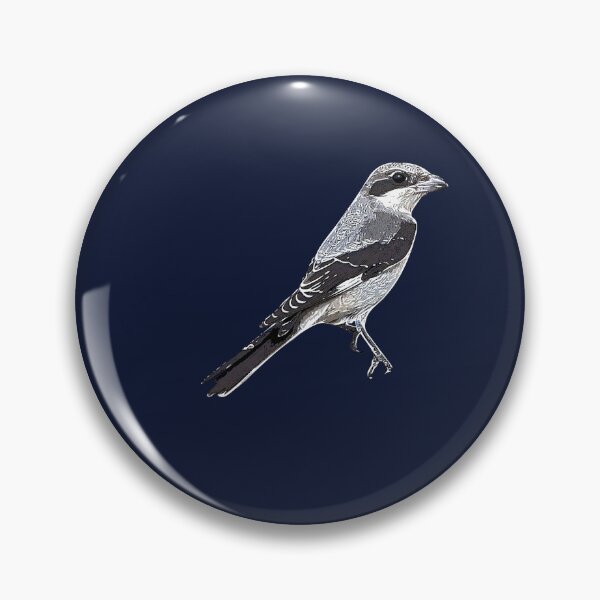 Item preview, Lesser Gray Shrike White Alternate Design  designed and sold by designsasstultd.