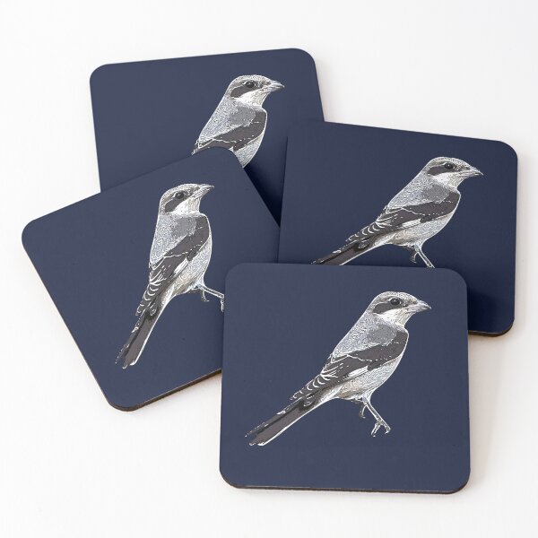 Item preview, Lesser Gray Shrike White Alternate Design  designed and sold by designsasstultd.