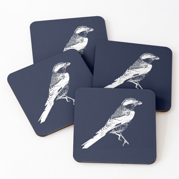 Item preview, Lesser Gray Shrike White Design  designed and sold by designsasstultd.