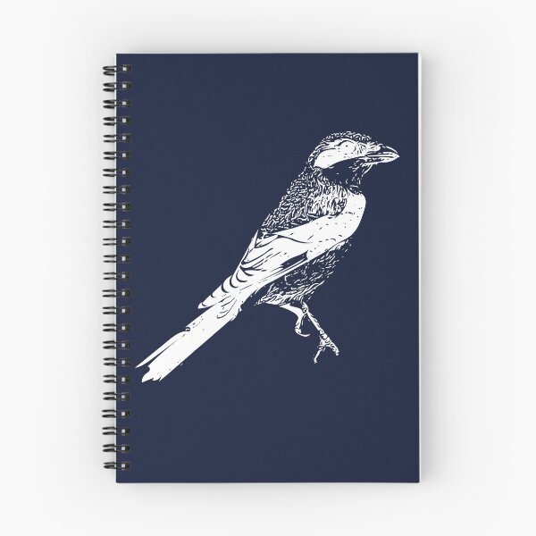 Item preview, Lesser Gray Shrike White Design  designed and sold by designsasstultd.