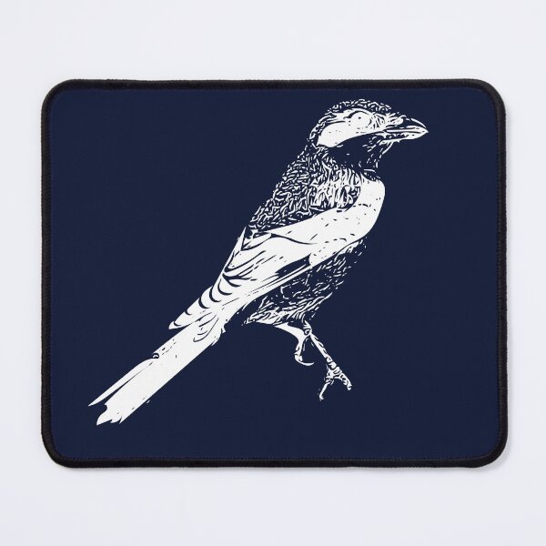 Item preview, Lesser Gray Shrike White Design designed and sold by designsasstultd.