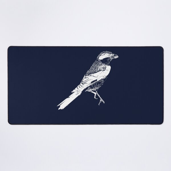 Item preview, Lesser Gray Shrike White Design designed and sold by designsasstultd.