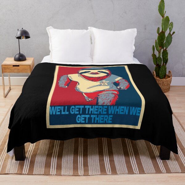 Item preview, Sloth Running (Jogging) We'll Get There When We Get There HOPE designed and sold by TrueArtsStore.