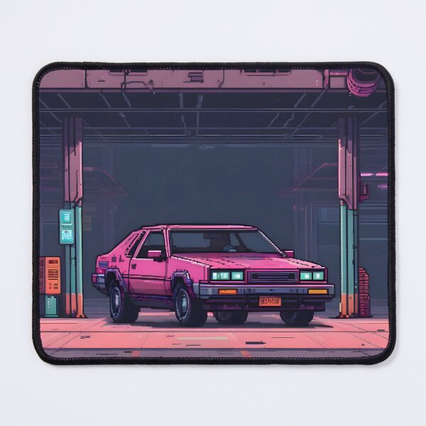 Item preview, Pixel Art Cyberpunk Vintage Car designed and sold by papi1998.