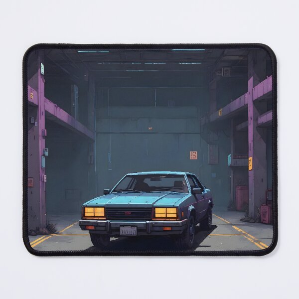 Item preview, Pixel Art Cyberpunk Vintage Car designed and sold by papi1998.