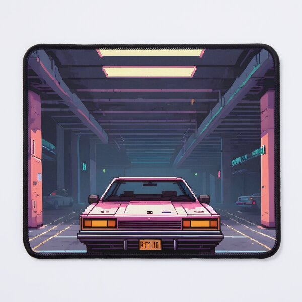 Item preview, Pixel Art Cyberpunk Vintage Car designed and sold by papi1998.