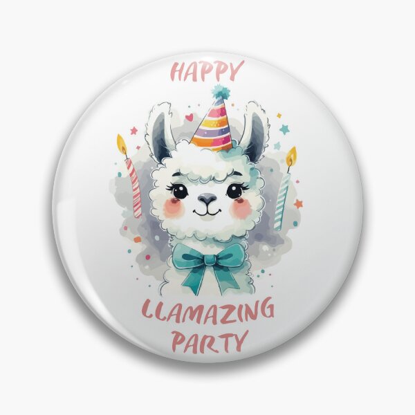 Item preview, Happy Llamazing Party designed and sold by TomFrontierArt.