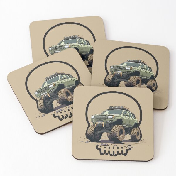 Item preview, Monster truck army green designed and sold by undsund.