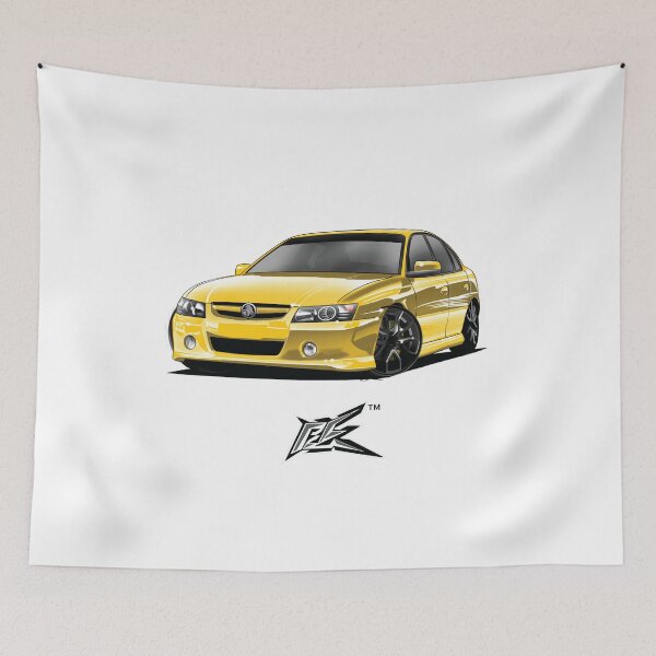 Item preview, commodore vy sedan yellow  designed and sold by NaquashM.