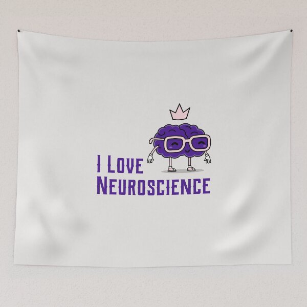 Item preview, I love neuroscience - Neuroscientists - Neurosurgeons - Neurobiology, neurology, neuroscience designs designed and sold by ScientistArtist.