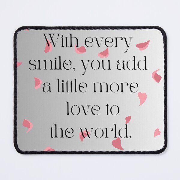 Item preview, The Power of Smile - Spread Love designed and sold by Quotetopia.