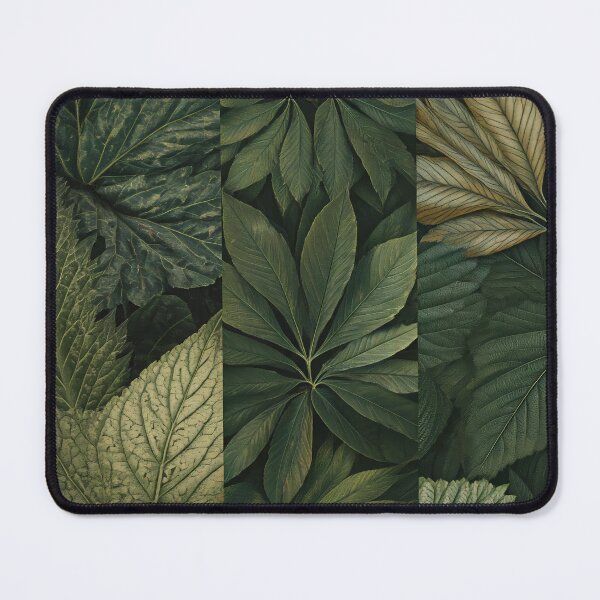 Item preview, Verdant Textures - Botanical Leaf Collage designed and sold by moba--mania.
