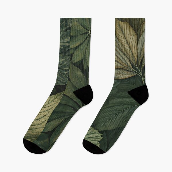 Item preview, Verdant Textures - Botanical Leaf Collage designed and sold by moba--mania.
