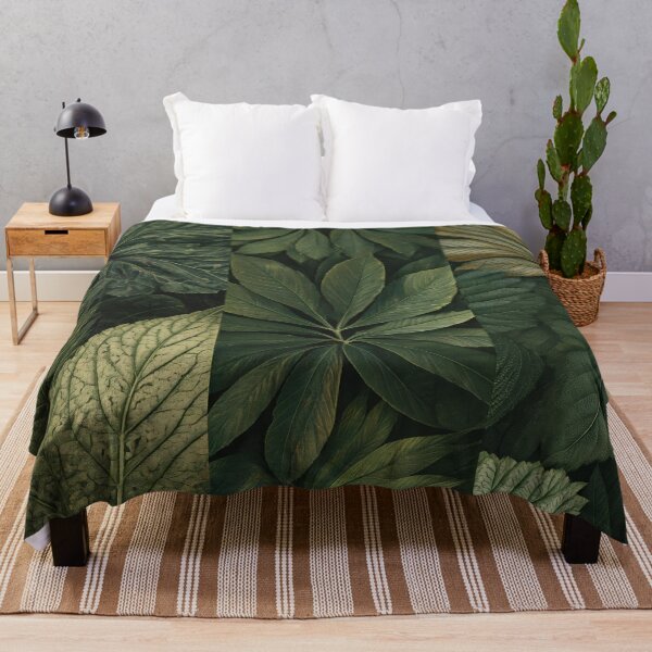 Item preview, Verdant Textures - Botanical Leaf Collage designed and sold by moba--mania.