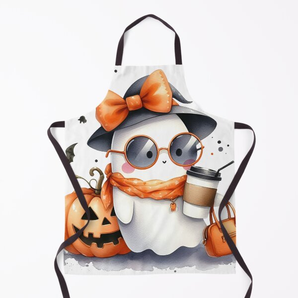 Item preview, Halloween Ghost with Coffee designed and sold by RebeccaRe.
