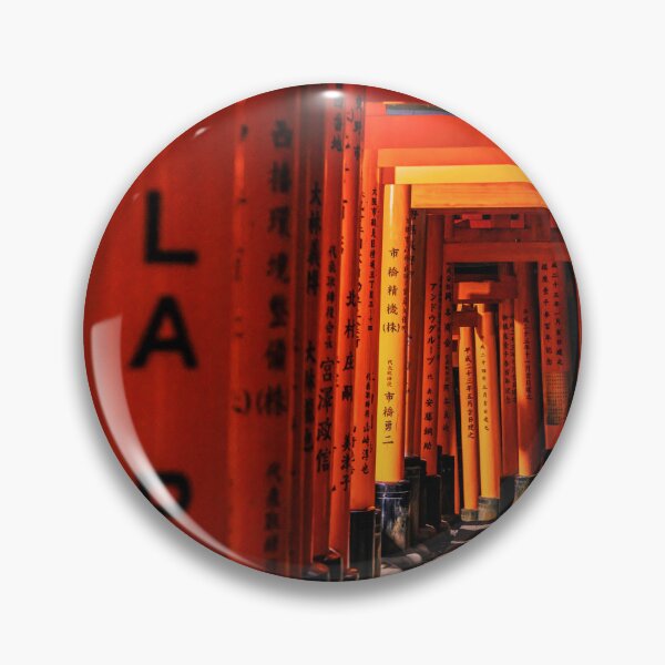 Item preview, Vermillion Torii Gates at Night – Fushimi Inari designed and sold by pepperonishots.
