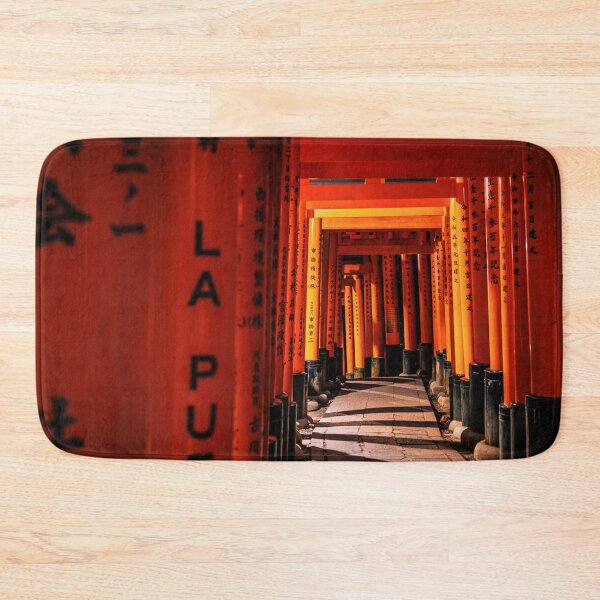 Item preview, Vermillion Torii Gates at Night – Fushimi Inari designed and sold by pepperonishots.