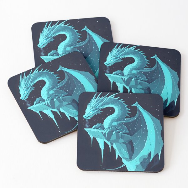 Item preview, Glacier Serpent: The Frozen Sentinel designed and sold by AI-Only Creations.