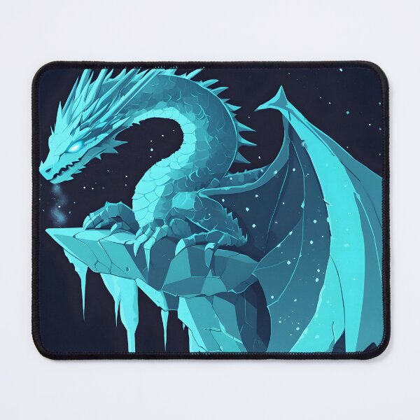 Item preview, Glacier Serpent: The Frozen Sentinel designed and sold by AI-Only Creations.