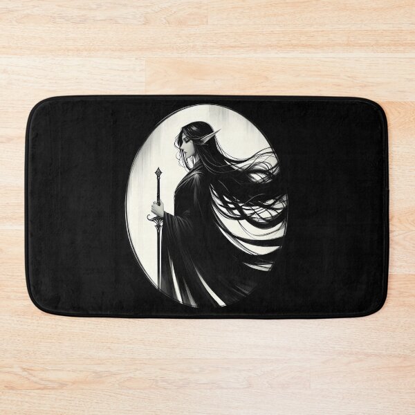 Item preview, Dark Elven Warrior with Flowing Hair designed and sold by pumsquare.