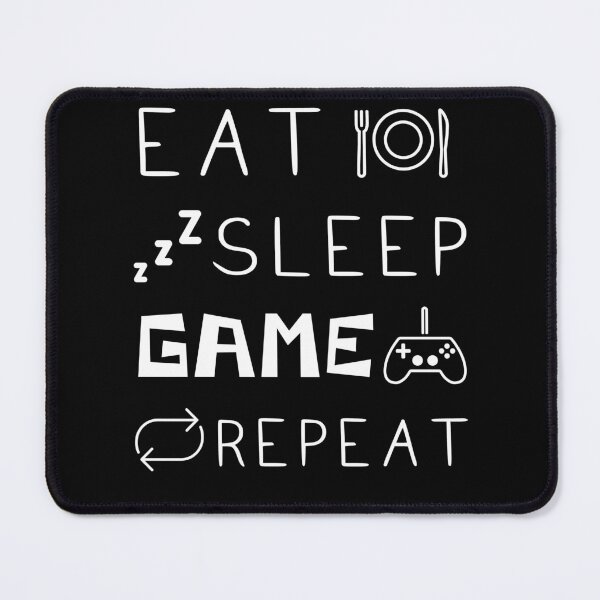 Item preview, Eat Sleep Game Repeat designed and sold by SkrenClothing.