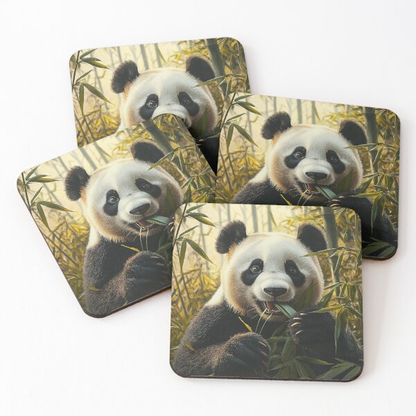 Item preview, Panda eating in forest - Wildlife photo 2 designed and sold by TheArtistOf2022.