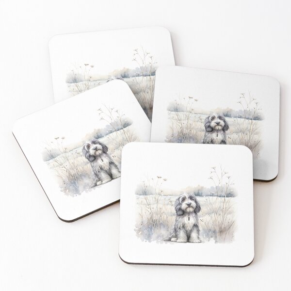Item preview, Bearded Collie in the Wind designed and sold by AlexeyevZurga.
