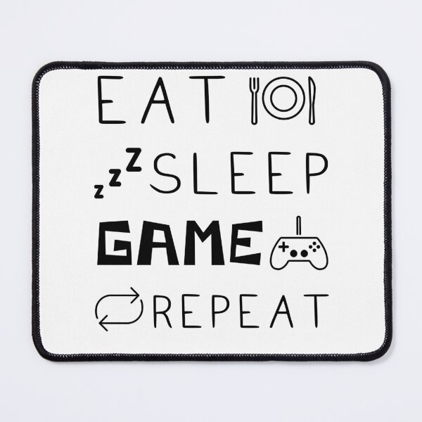 Item preview, Eat Sleep Game Repeat designed and sold by SkrenClothing.