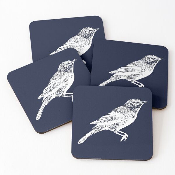 Item preview, Melodious Warbler White Design  designed and sold by designsasstultd.