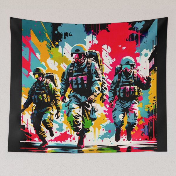 Item preview, Military graffiti  Paratroopers v1 designed and sold by Helios Be. Lavsh.